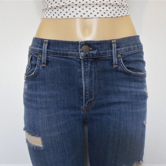 AGOLDE Jeans Size 29 Skinny Distressed Denim - Picture 3 of 15